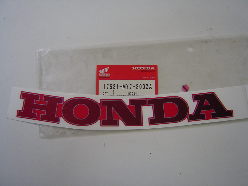 Décor autocollant réservoir gauche Honda VFR750 1992 – Ref 17531MY7300ZA