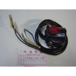 Commodo droit Honda 3 pos. + démarreur | Réf. 35300-319-670