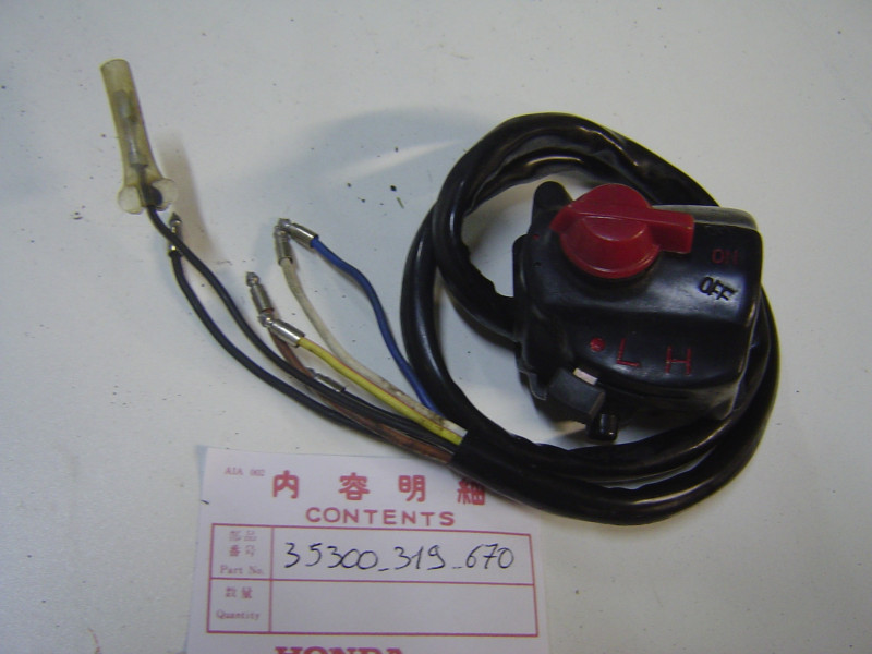 Commodo droit Honda 3 pos. + démarreur | Réf. 35300-319-670