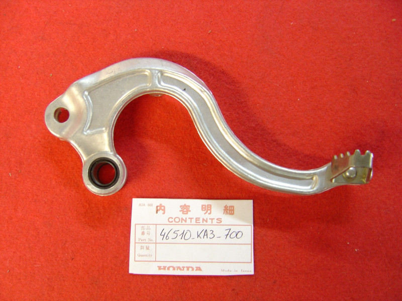 Pédale de frein arrière Honda CR125R 82 - Réf. 46510KA3700
