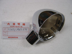Corps Clignotant avant gauche complet VT600C VT1100C VF750C HONDA 33452-MK7-671