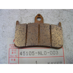 Plaquette frein avant Honda VFR750R RC30 RC45 - Réf 45105NL0003