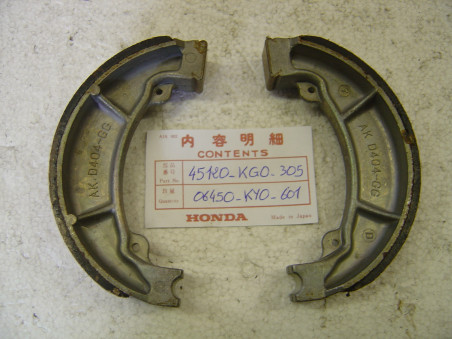 Mâchoires de frein Honda 45120-KG0-305 CR XL CG CH