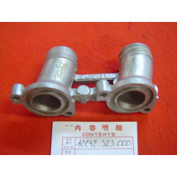 Support alu pipes admission droit Honda CB500F CB550F - Réf. 12242323000