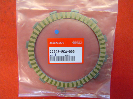Disque embrayage garni Honda 22203MCA000 | Pièce Honda