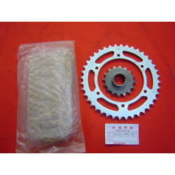 Kit chaîne 16x40 106 maillons Honda VFR750R RC30