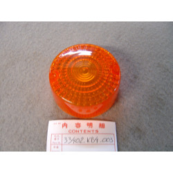 Cabochon Clignotant Avant Honda CG125 GYRO - Réf. 33402KB4003