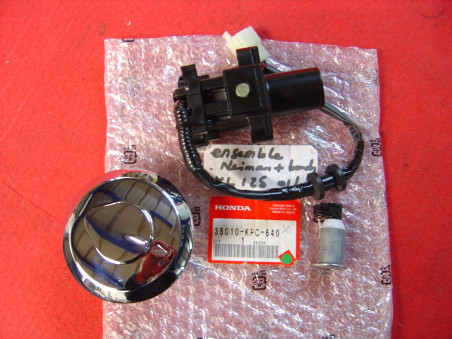 Kit Contacteur Clefs + Bouchon Réservoir Honda XL125V