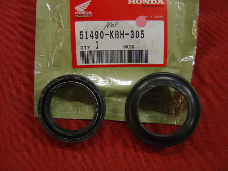 Kit Joint Spi + Cache Poussière Fourche Honda 35x48x11 | 51490KBH305