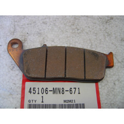 Plaquette de frein AR Honda VFR750F 90-91 - 45106-MN8-671