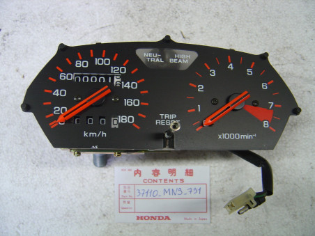 Instrumentation Tableau de Bord Honda NX650 88-94 – Réf. 37110-MN9-791