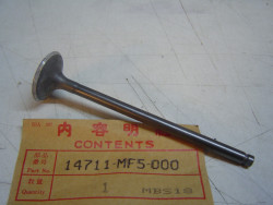 Soupape d'admission de VT500ED EF XL600V 87-89 idem 14711MV1000