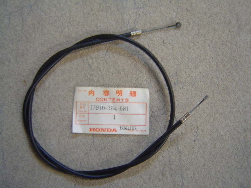 Câble de gaz Honda CB100K – Réf. 17910384681