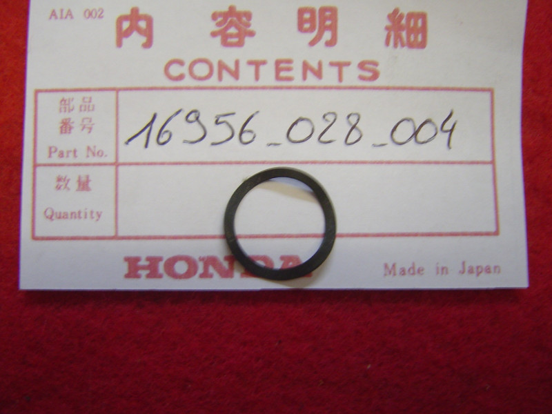 Rondelle ressort levier robinet essence Honda - Réf. 16956028004