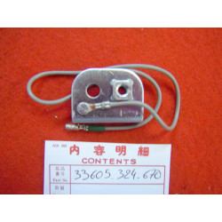 Support clignotant AR gauche Honda CG125 CB125 – Réf. 33605-324-670