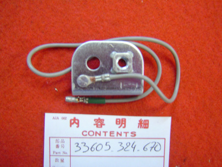 Support clignotant AR gauche Honda CG125 CB125 – Réf. 33605-324-670