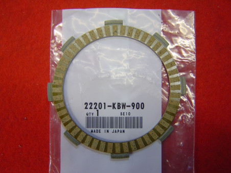 Disques Garnis Embrayage Honda 22201-KBW-900 Neuf