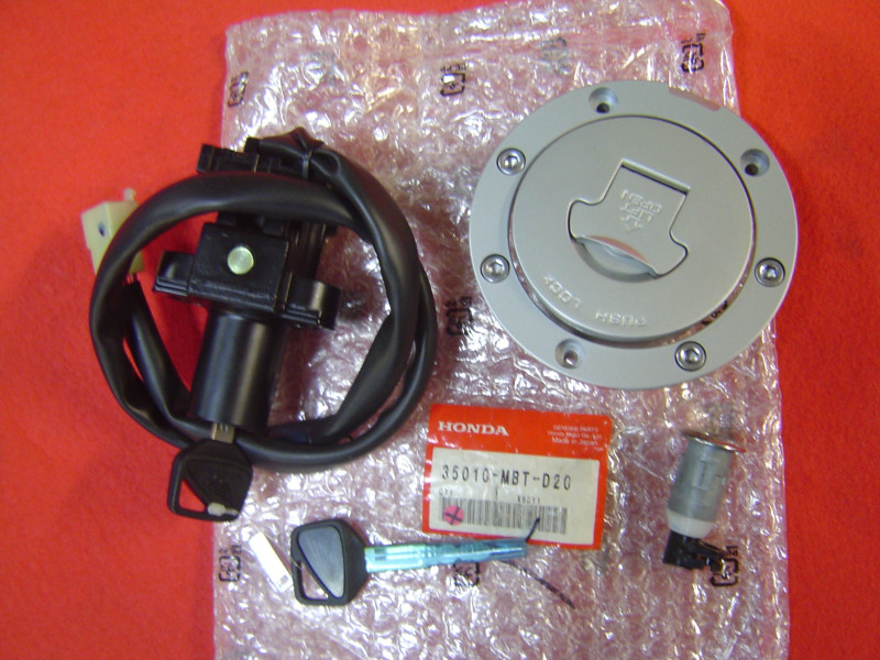 Kit Contacteur Serrure Honda XL1000V 2003-06 - Réf 35010-MBT-D20