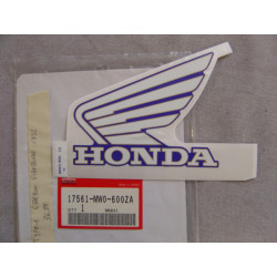 Autocollant réservoir gauche Honda CBR900RRN 92 - Réf. 17561MW0600ZA