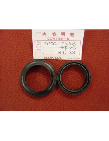 Kit joint spi + cache poussière de fourche CB600 CB75 HONDA 51490-MM5-305