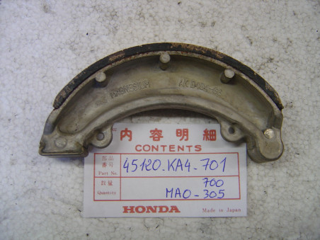 Mâchoire de frein Honda CR450R CR480R XR250R – Réf. 45120KA4701