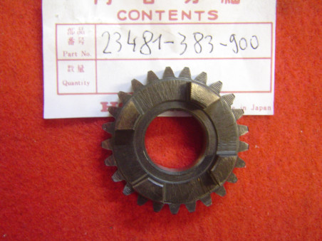 Pignon 25 dents arbre CB125 Honda – Réf. 23481-383-900