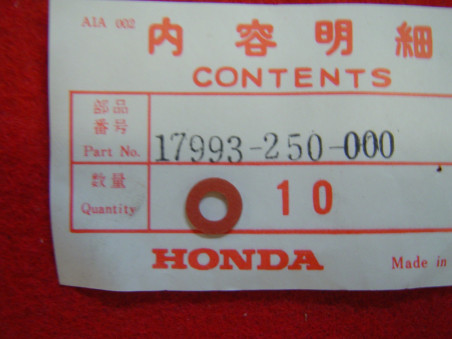 Joint vis robinet essence Honda CB350-500-750 Four | Réf. 17993250000