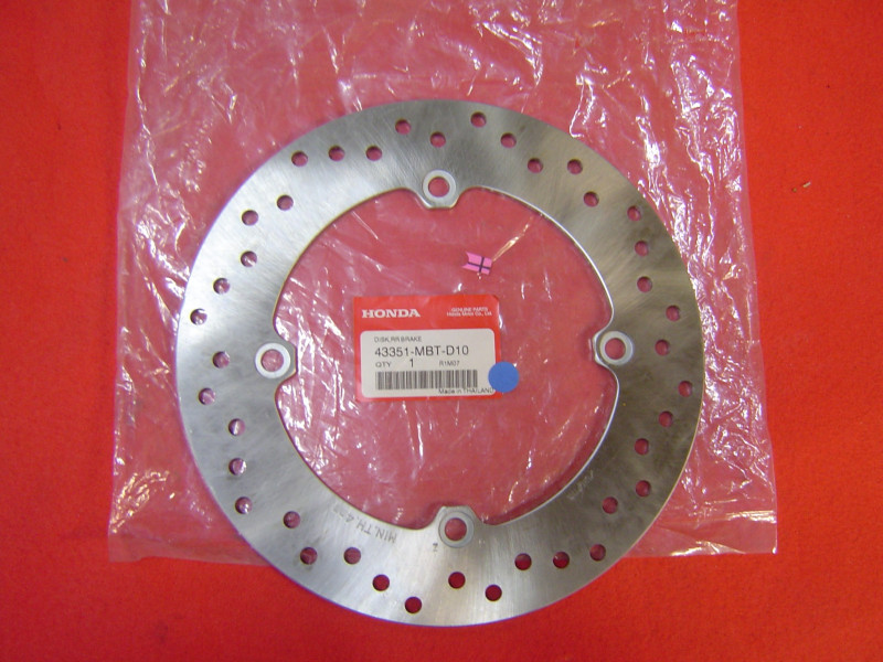 Disque de frein AR Honda XL1000V Varadero 43351-MBT-D10
