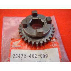 Pignon 28 dents 3ème boîte Honda CM125T – Réf. 23472402000