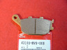 Plaquette frein (B) arrière Honda CB750 CBR600 - 43106MV9008