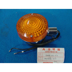 Clignotant US 2 fils Honda 550K 750K - Réf. 33400-461-679