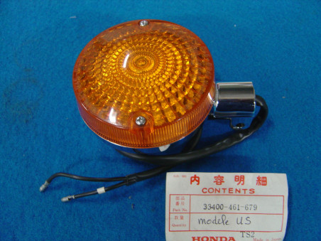 Clignotant US 2 fils Honda 550K 750K - Réf. 33400-461-679