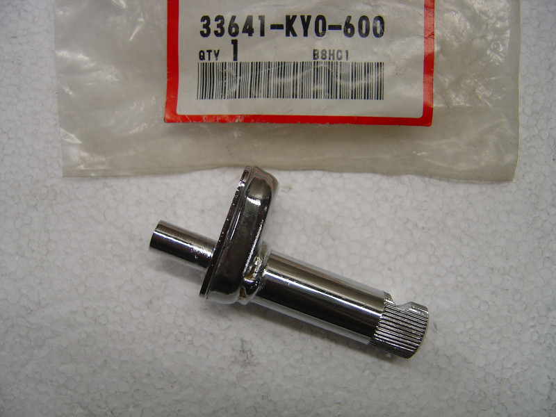 Tige chromée clignotant Honda CG125 - Réf. 33641KY0600