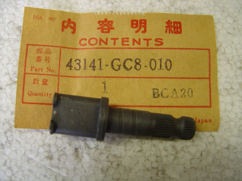 Axe cannelé came de frein AR Honda NH80MD - 43141GC8010