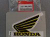 Autocollant réservoir gauche Honda VTR1000F1 2001 - Réf. 17571MBBD40ZA