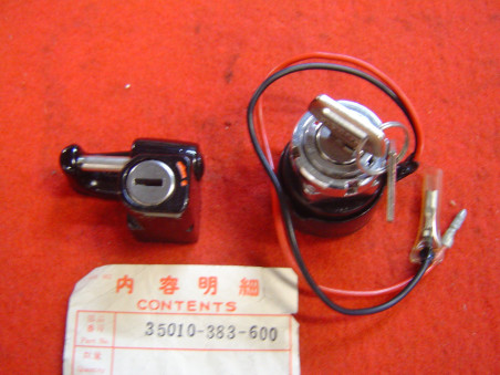 Contacteur clefs antivol casque CB125S3 Honda 35010-383-600