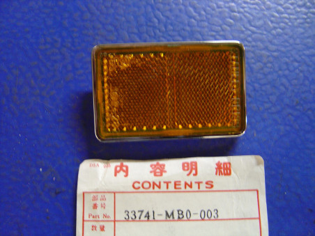 Catadioptre AV gauche radiateur Honda VF750 VF1100 - 33741MB0003