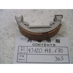 Mâchoire de frein arrière Honda PS50K PA50 PF50 - 43120148670