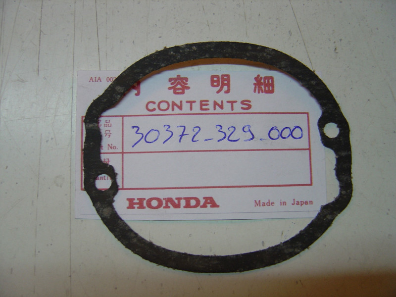 Joint papier cache allumage Honda XL250 XL350 réf 30372329000