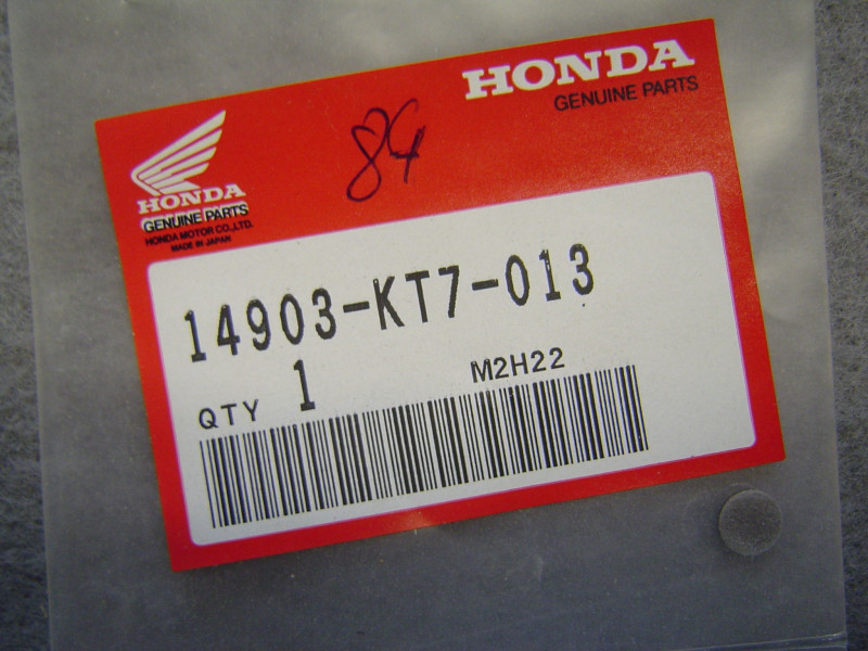 Pastille réglage soupape Honda 7.48mm 1.250mm – Réf. 14903KT7013