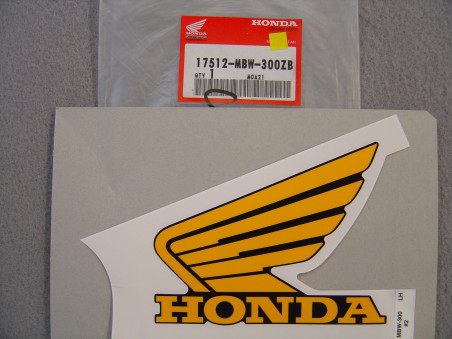 Décor autocollant réservoir gauche Honda CBR600FX 1999 NH1