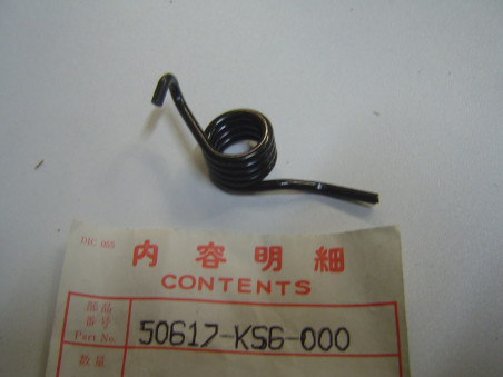 Ressort rappel repose-pied avant droit Honda CR125 CR250 1986