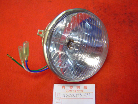 Optique Phare Stanley 6V 35/25W Honda A9200 - Réf 33120-243-672