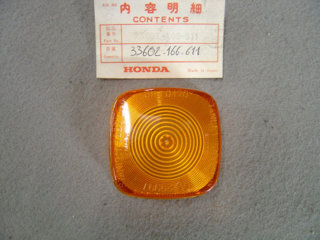 Cabochon Clignotant AR Honda CB125 MT50 XL125 - Réf. 33602-166-611
