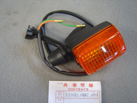 Clignotant AV gauche Honda MTX125 MTX200 1985 - Réf. 33350MG2601
