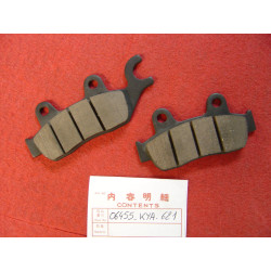 Plaquettes frein avant Honda GLH125 Storm – Réf. 06455KYA621