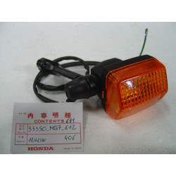 Clignotant avant gauche Honda XLV750R – Réf. 33350MG7612