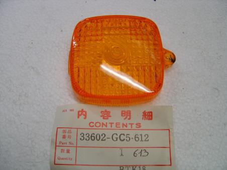 Cabochon Clignotant AR Droit Honda MTX – Réf. 33602GC5612