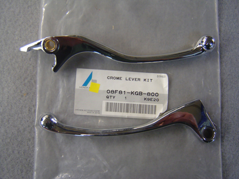 Jeu de leviers chromés Honda – Réf. 08F81KGB800