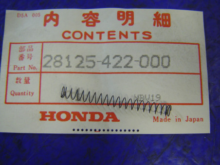 Ressort galets roue libre démarreur Honda CBX1000 VT500